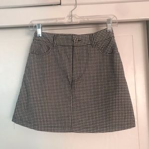 gingham brandy Melville skirt